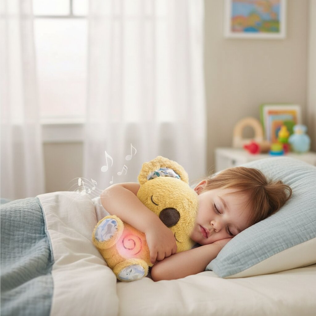 Doudou Koala Respirant avec Bruit Blanc – Sommeil Apaisant pour Bébé - Choupinoo