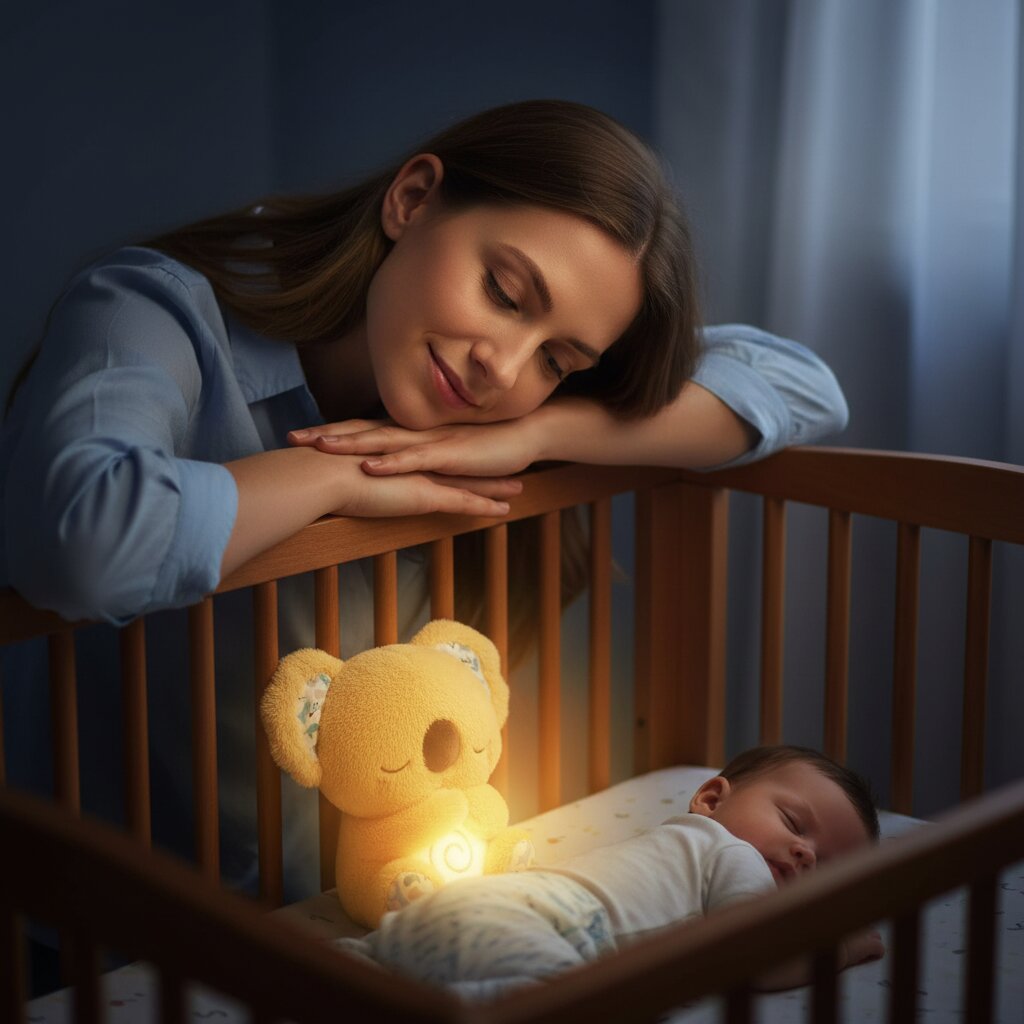 Doudou Koala Respirant avec Bruit Blanc – Sommeil Apaisant pour Bébé - Choupinoo