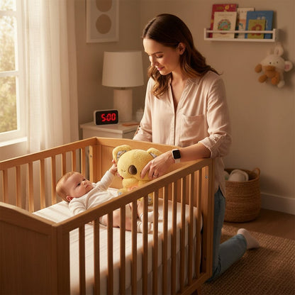 Doudou Koala Respirant avec Bruit Blanc – Sommeil Apaisant pour Bébé - Choupinoo