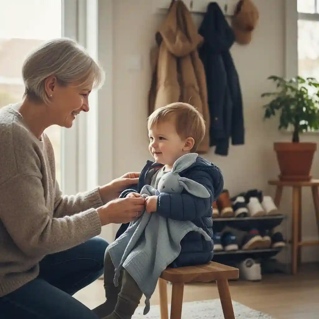 doudou lapin - cadeau naissance garçon - doudou mouchoir - Choupinoo