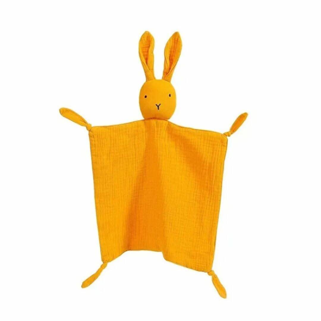 Doudou lapin - doudou plat en gaze de coton - Choupinoo