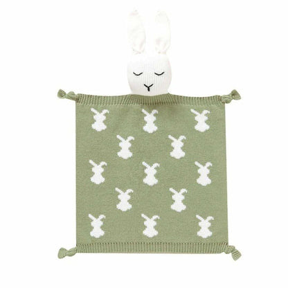 Doudou lapin en tricot👶premier doudou bébé - Choupinoo