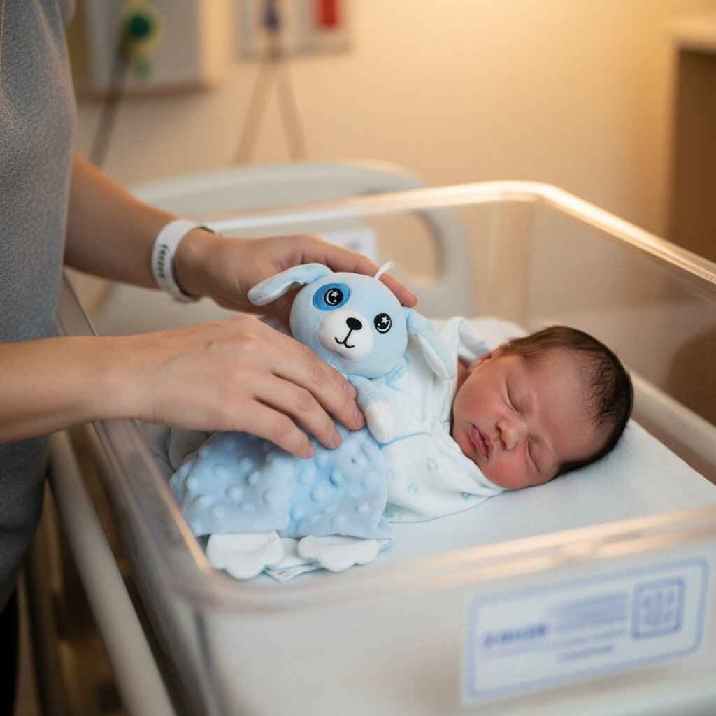 Doudou personnalisé - cadeau bébé 1 an doudou brodé 👶 - Choupinoo