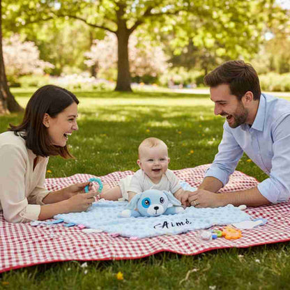 Doudou personnalisé - cadeau bébé 1 an doudou brodé 👶 - Choupinoo