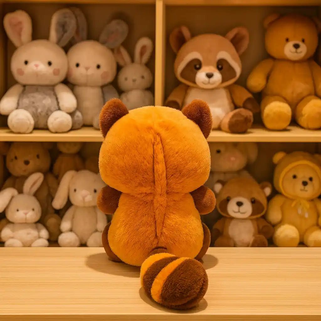 Doudou qui respire peluche raton laveur - Choupinoo