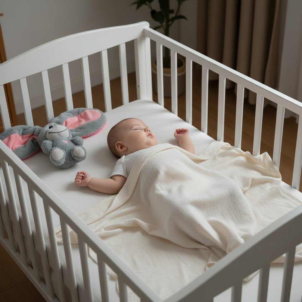 Doudou Respirant Bébé Âne 30cm - Peluche Apaisante Sommeil - Choupinoo
