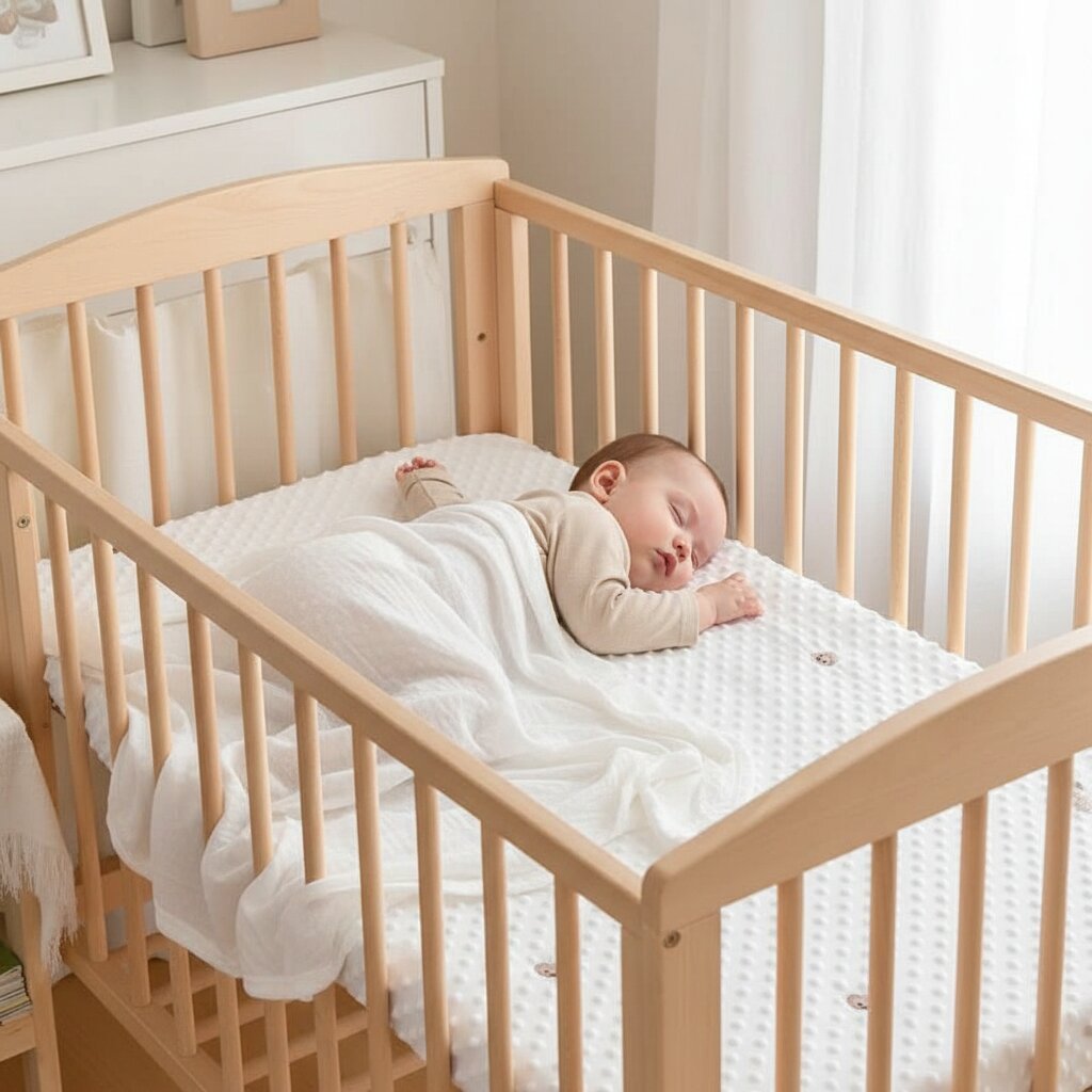 Drap Housse Bébé à Bulles 120 × 60 cm / 130 × 70 cm - Choupinoo
