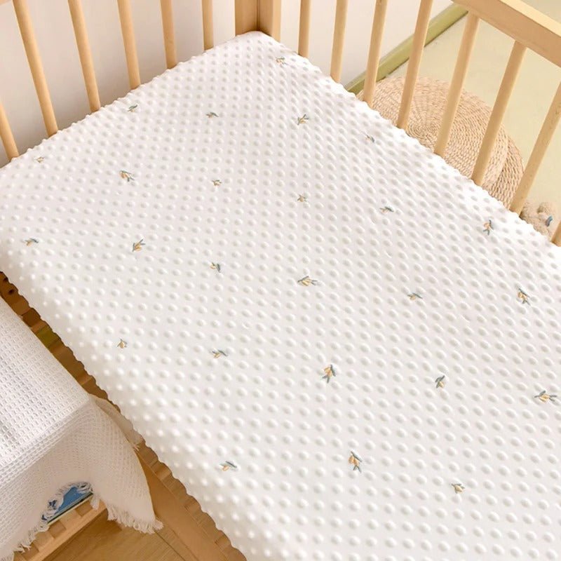 DRAP HOUSSE POUR BEBE | Bulles 120x60 cm - 130x70 cm - Choupinoo