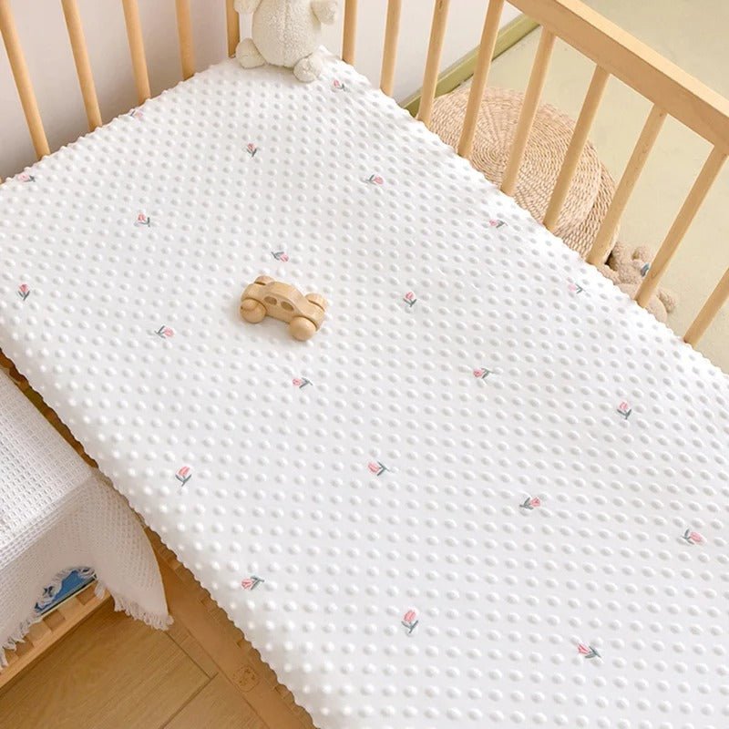 DRAP HOUSSE POUR BEBE | Bulles 120x60 cm - 130x70 cm - Choupinoo