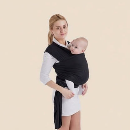 Écharpe de portage bébé classique en coton élastique - Choupinoo