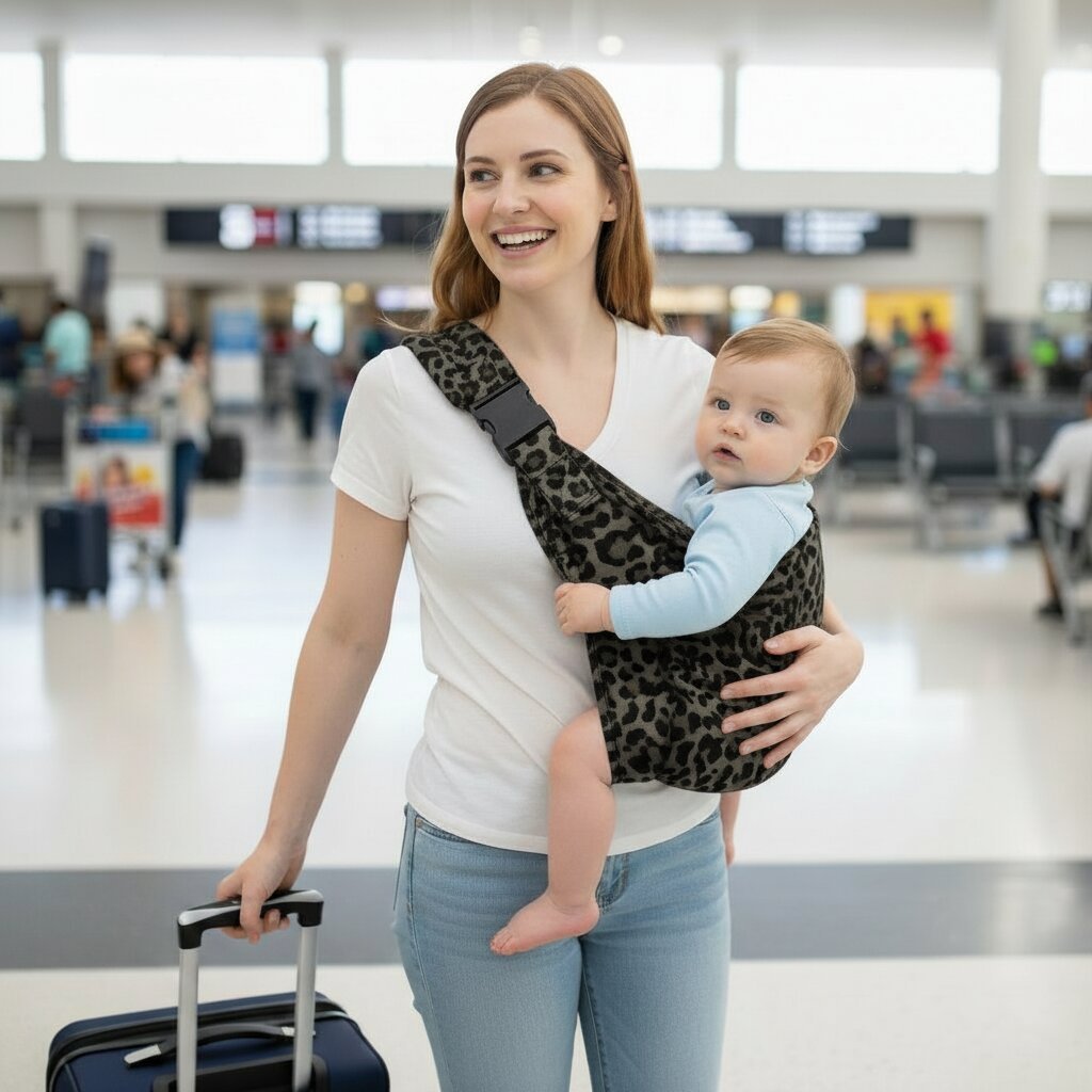 Écharpe de portage bébé jusqu’à 20 kg - Choupinoo