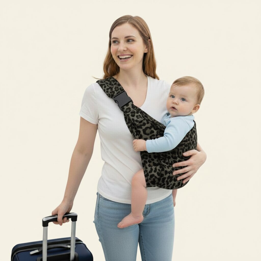 Écharpe de portage bébé jusqu’à 20 kg - Choupinoo