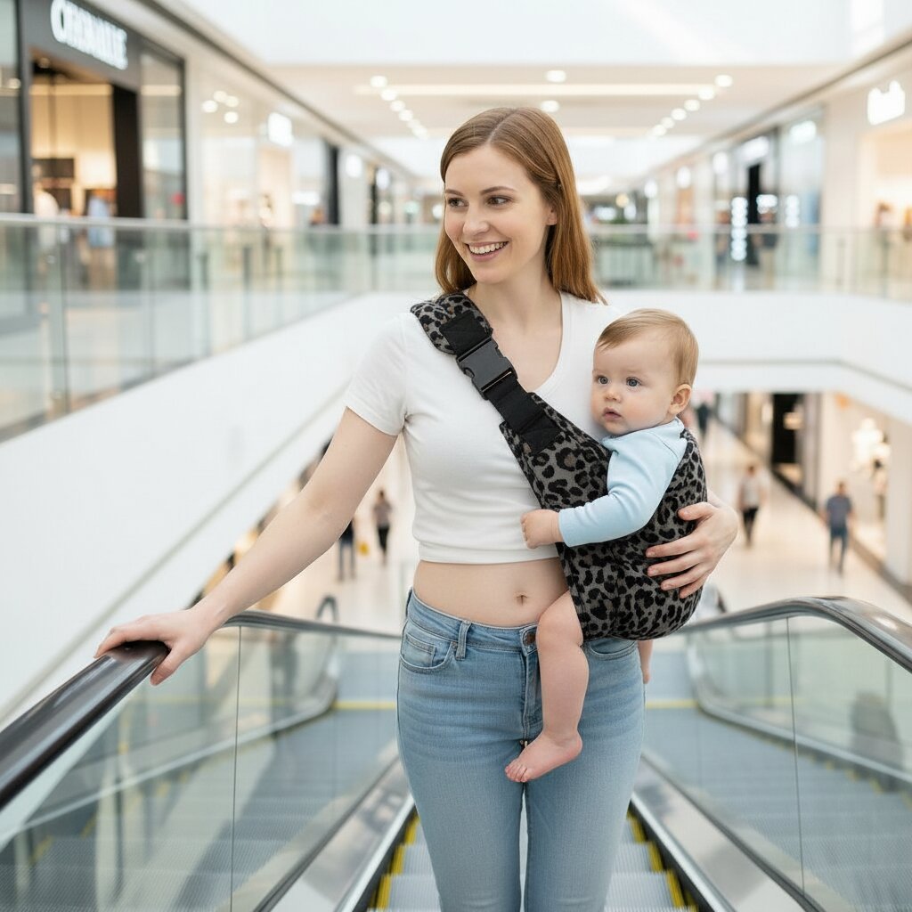 Écharpe de portage bébé jusqu’à 20 kg - Choupinoo
