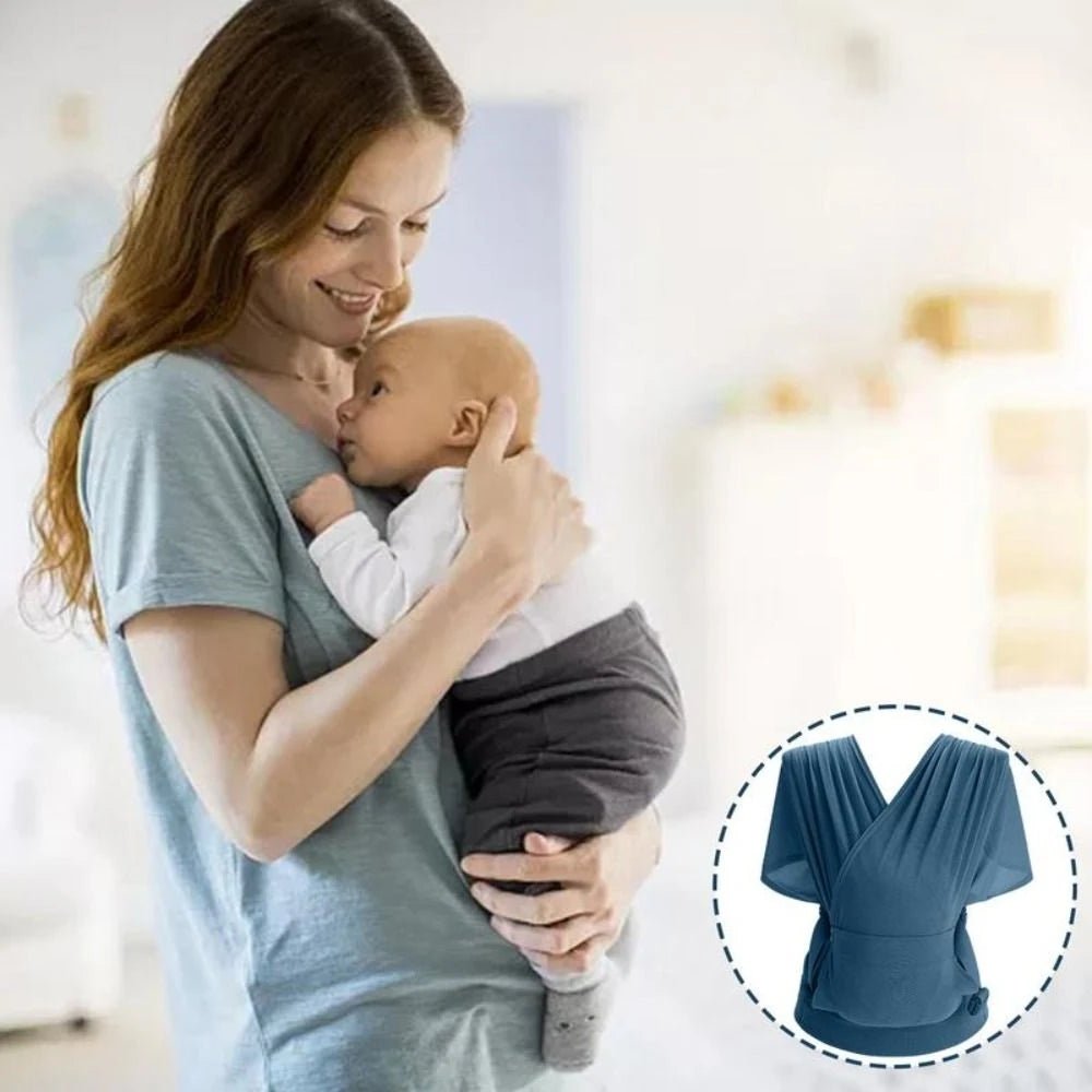 Echarpe de portage bebe sans nœud en élasthanne - Choupinoo