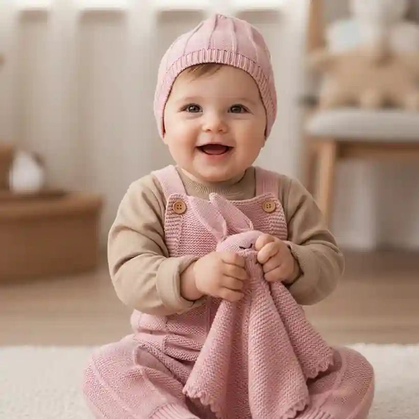 Ensemble bébé automne 3 pièces 0 - 18 mois – barboteuse + doudou - Choupinoo