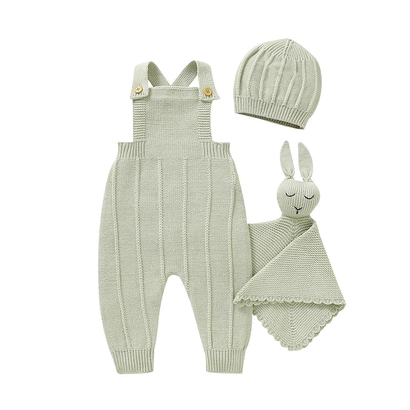 Ensemble bébé automne 3 pièces 0 - 18 mois – barboteuse + doudou - Choupinoo