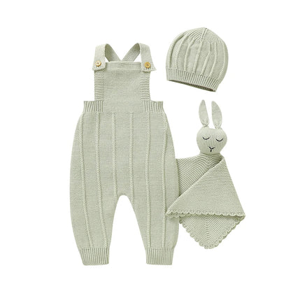 Ensemble bébé automne 3 pièces 0 - 18 mois – barboteuse + doudou - Choupinoo