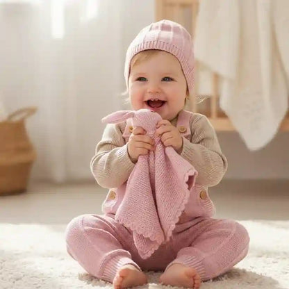 Ensemble bébé automne 3 pièces 0 - 18 mois – barboteuse + doudou - Choupinoo