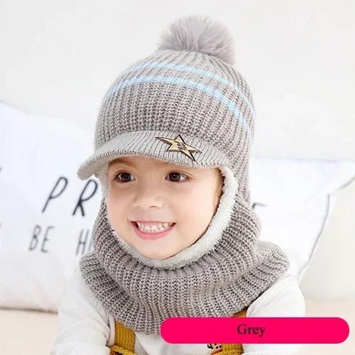 Ensemble bonnet écharpe enfant hiver - Choupinoo