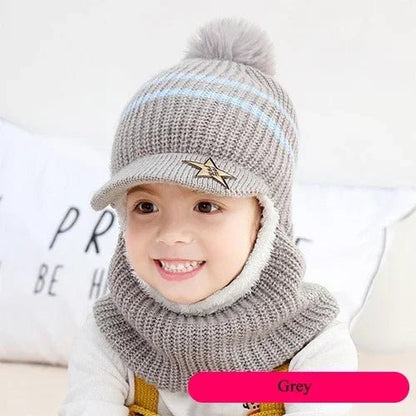 Ensemble bonnet écharpe enfant hiver - Choupinoo