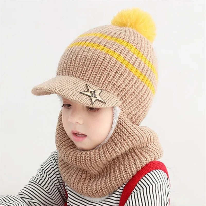 Ensemble bonnet écharpe enfant hiver - Choupinoo