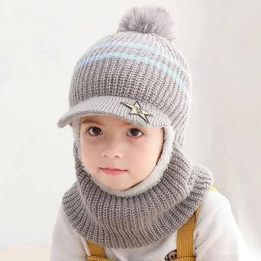 Ensemble bonnet écharpe enfant hiver - Choupinoo