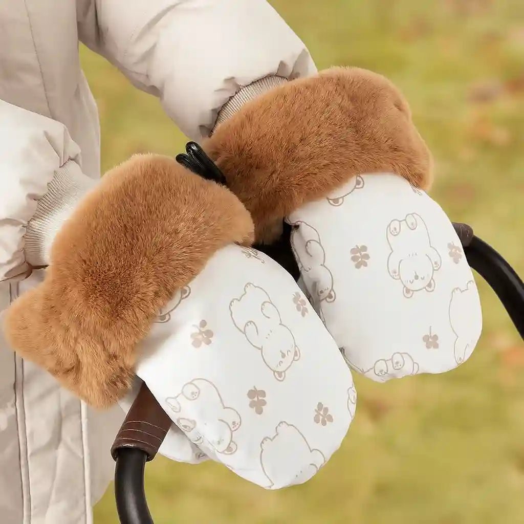 🧤 Gants de poussette hiver chauds imperméables - Choupinoo
