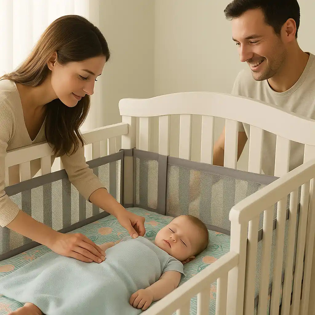 tour de lit anti étouffement pour bébé