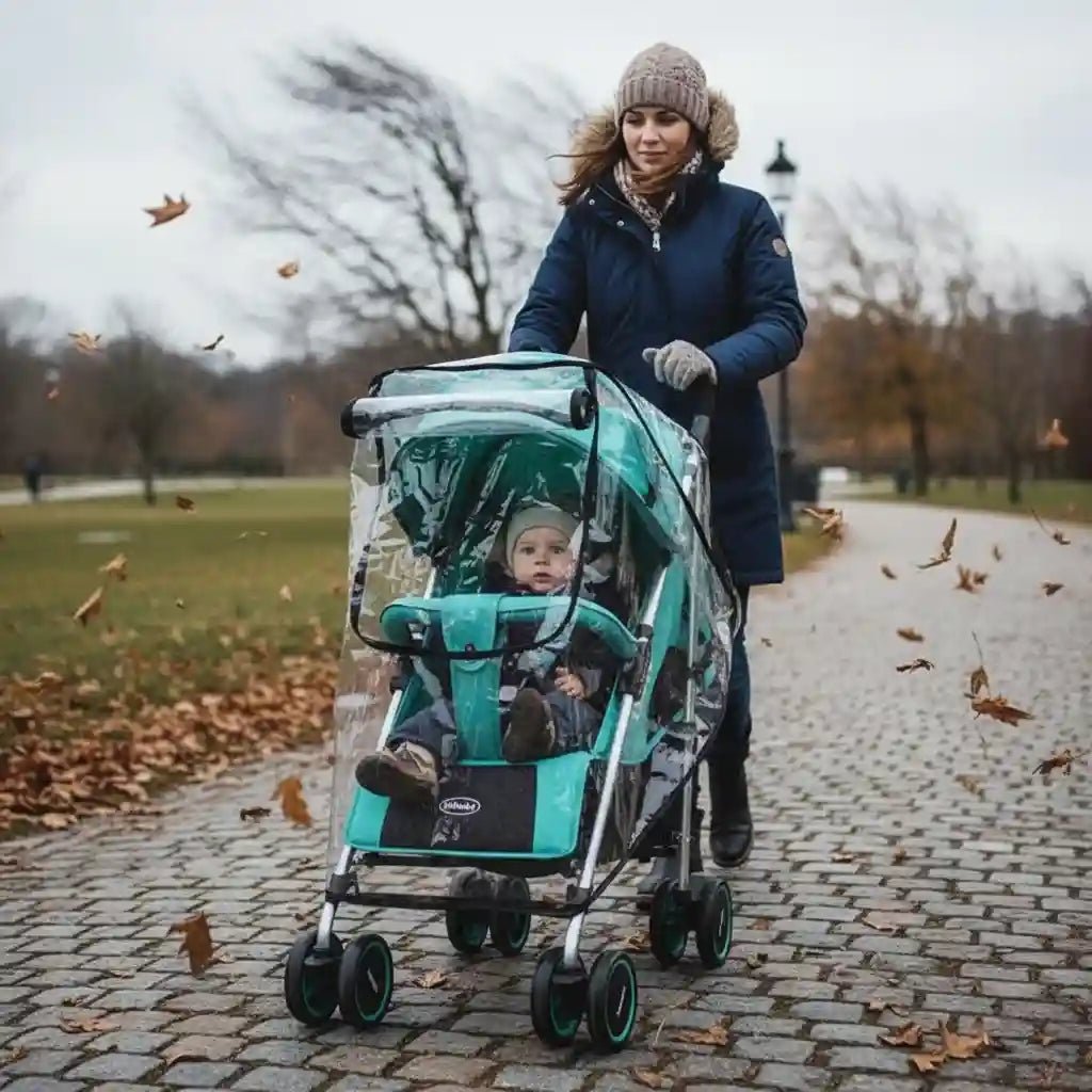 Housse pluie poussette universelle sans PVC - Choupinoo