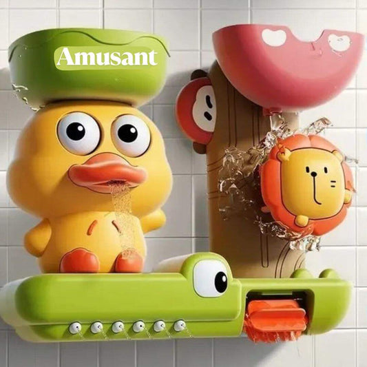 Jeux de bain bebe moulin à eau animaux mignons - Choupinoo