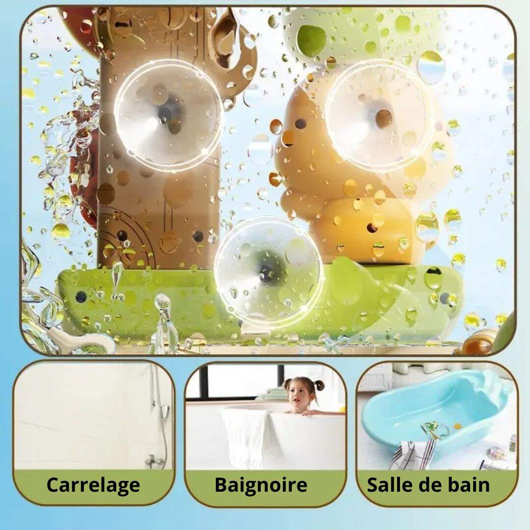 Jeux de bain bebe moulin à eau animaux mignons - Choupinoo