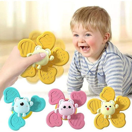 Jouet de bain bébé 0 - 6 mois spinner ventouse hélice tournante - Choupinoo