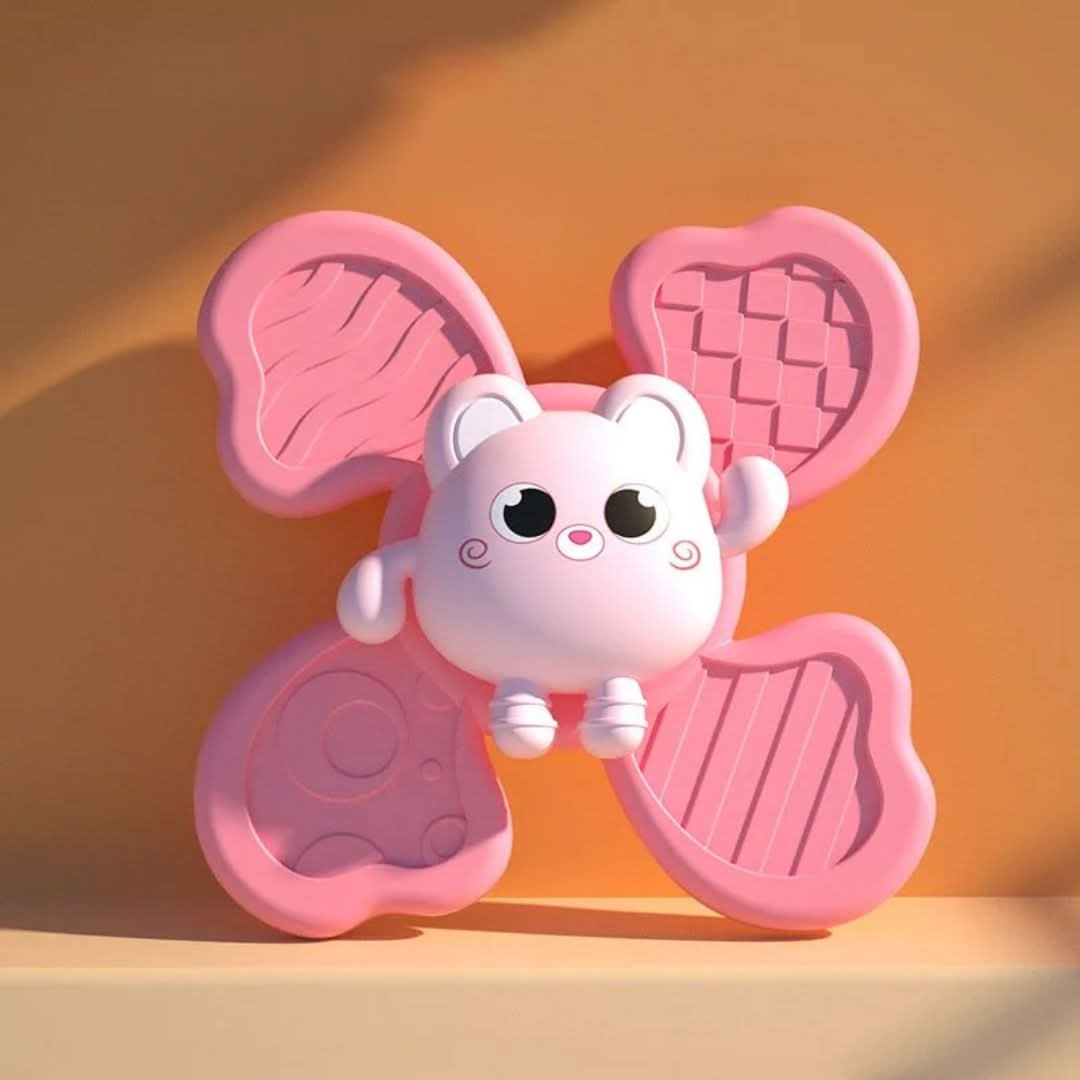 Jouet de bain bébé 0 - 6 mois spinner ventouse hélice tournante - Choupinoo