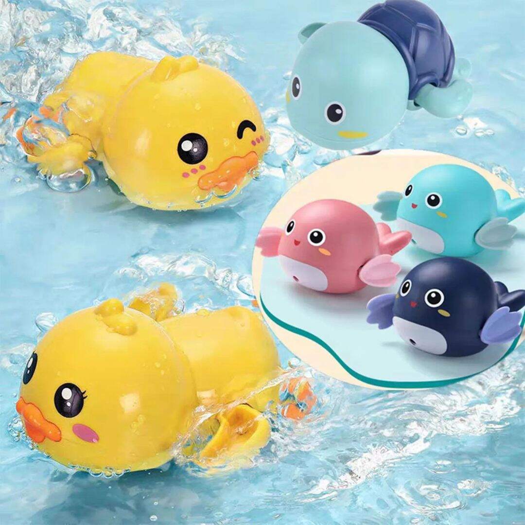 Jouet de bain bébé canard tortue baleine nageur - Choupinoo