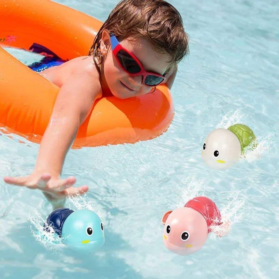 Jouet de bain bébé canard tortue baleine nageur - Choupinoo