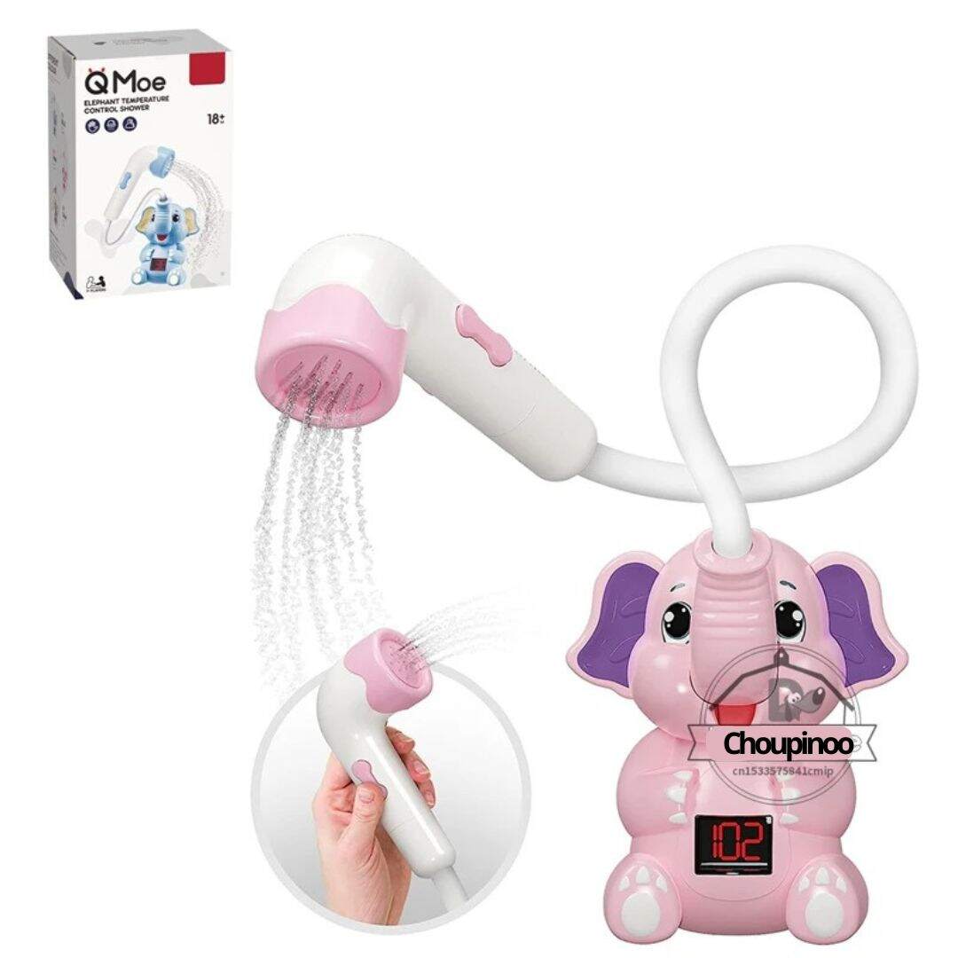 Jouet de bain bébé éléphant thermomètre - Choupinoo