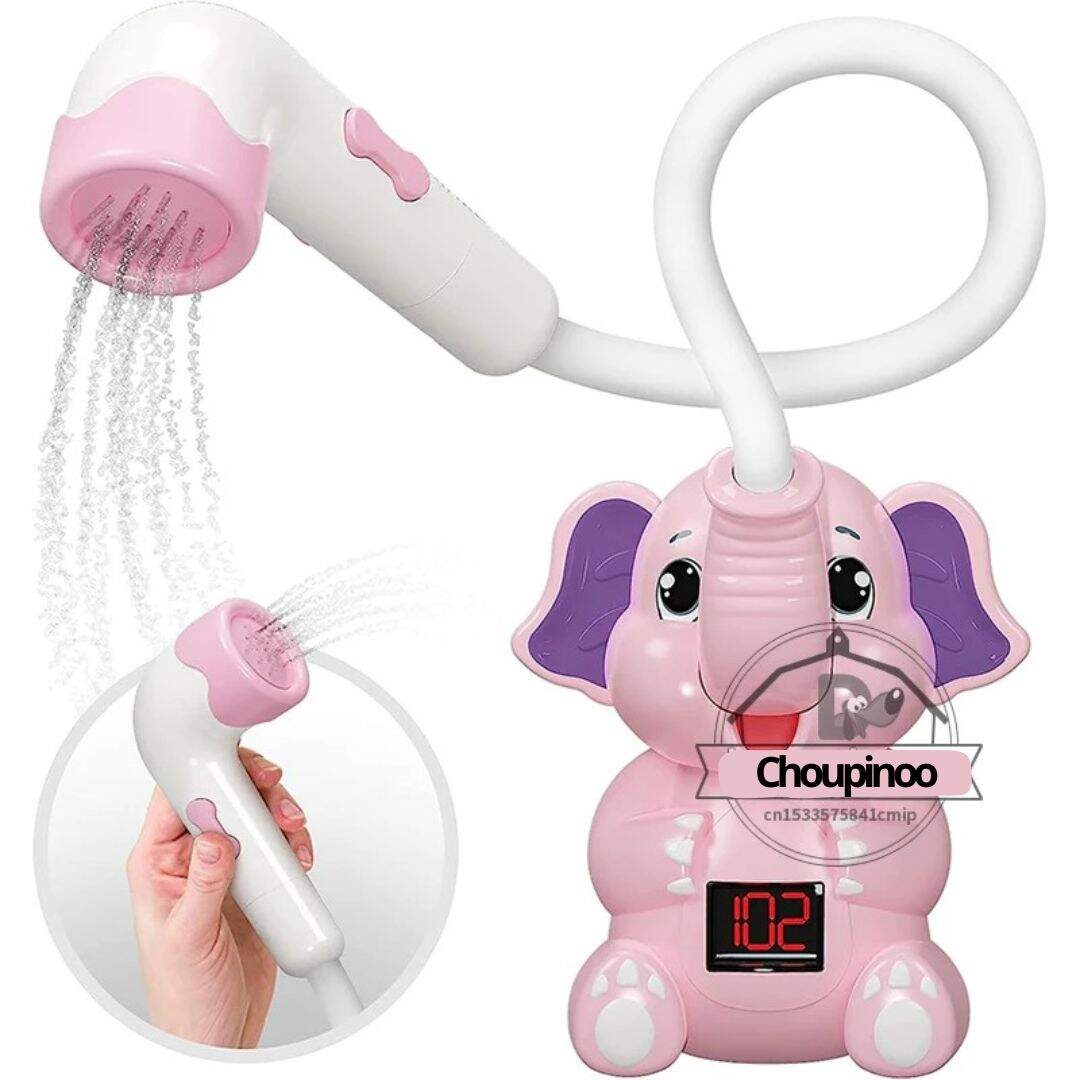 Jouet de bain bébé éléphant thermomètre - Choupinoo