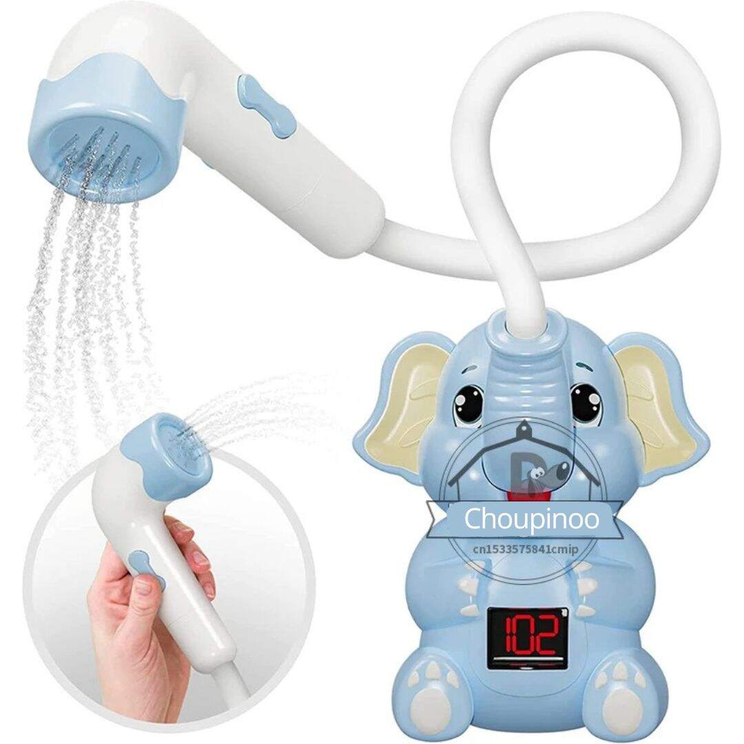 Jouet de bain bébé éléphant thermomètre - Choupinoo