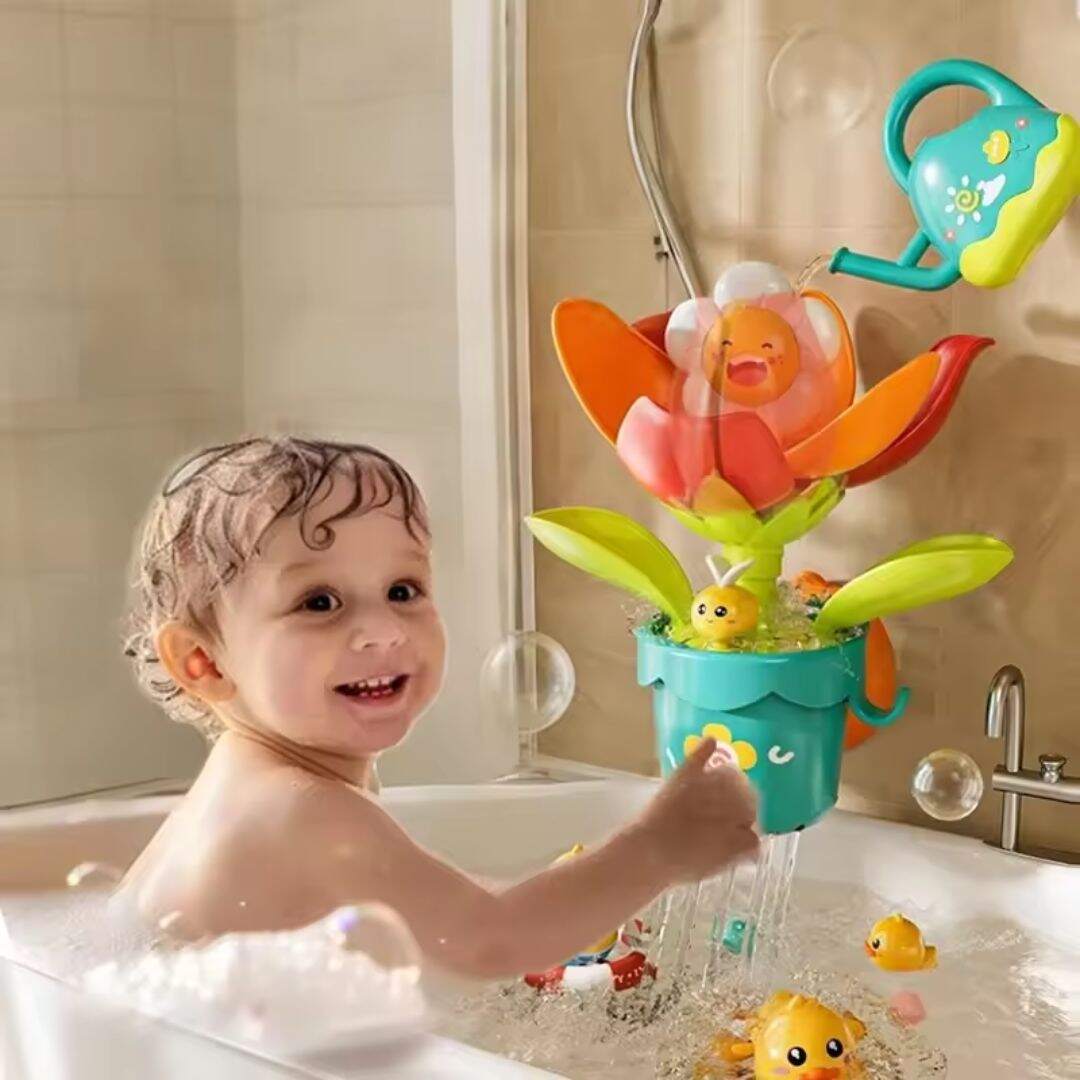 jouet de bain bebe fleur arrosage jeu de bain amusant