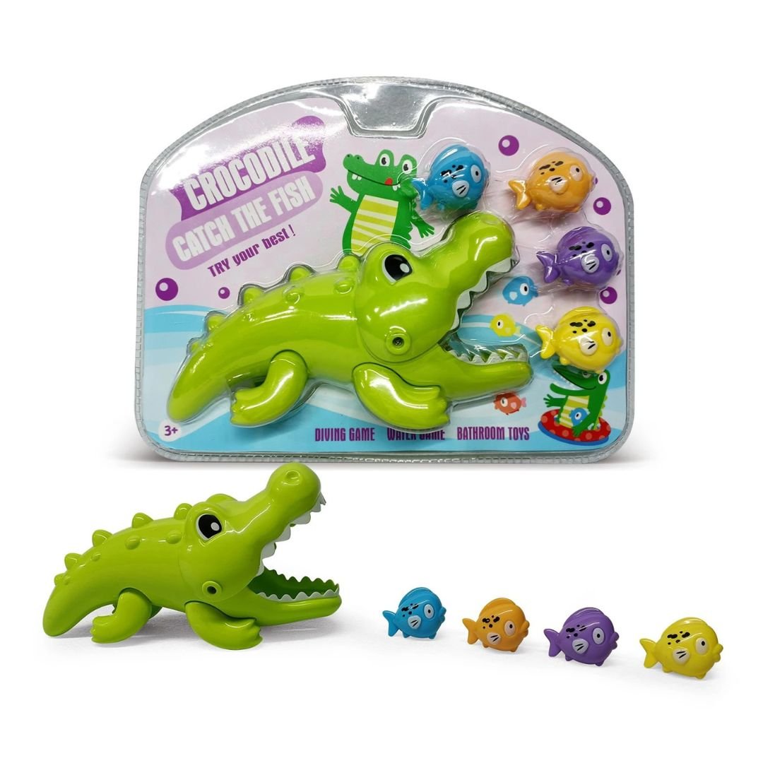 Jouet de bain crocodile mange poisson - Choupinoo