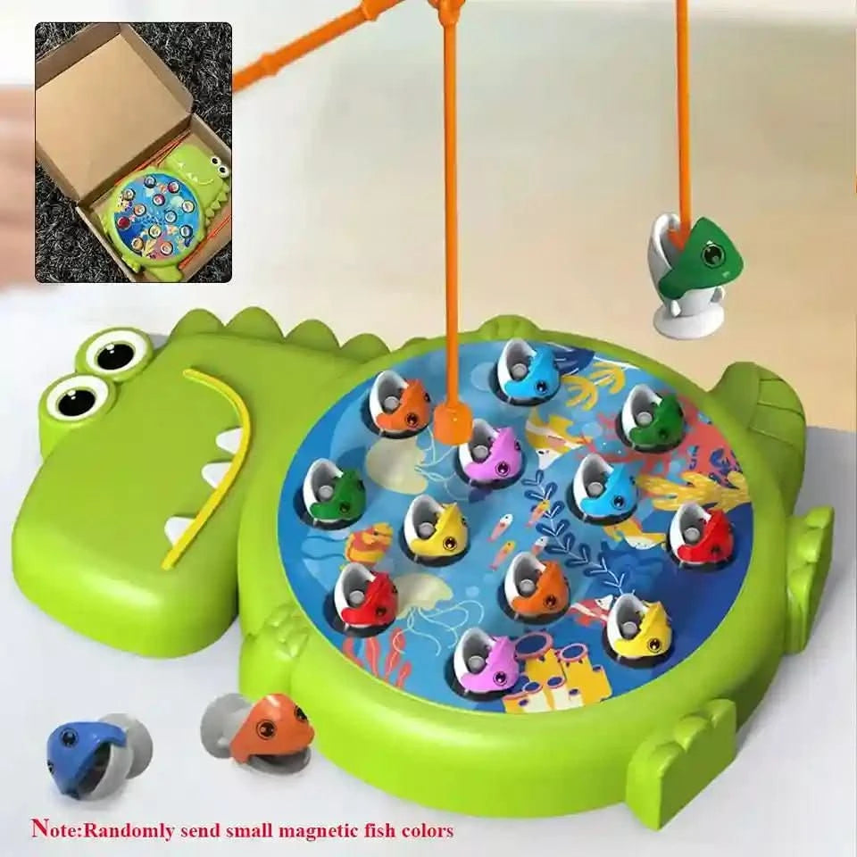 Jouet de pêche magnétique dinosaure Montessori - Choupinoo