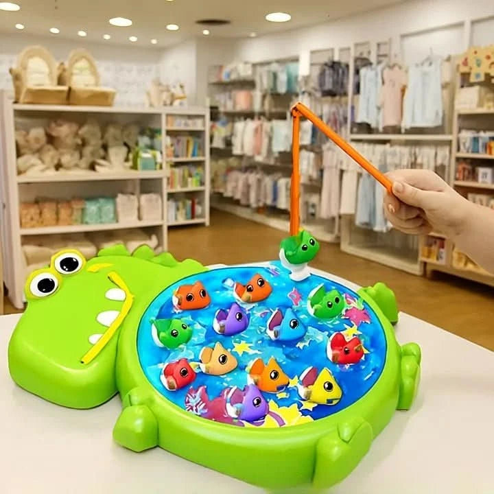 Jouet de pêche magnétique dinosaure Montessori - Choupinoo