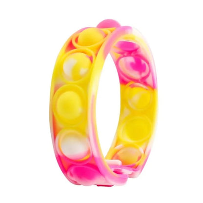 Jouet sensoriel en silicone arc - en - ciel – concentration enfants - Choupinoo