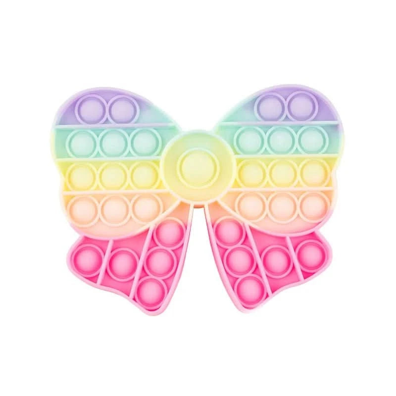 Jouet sensoriel en silicone arc - en - ciel – concentration enfants - Choupinoo