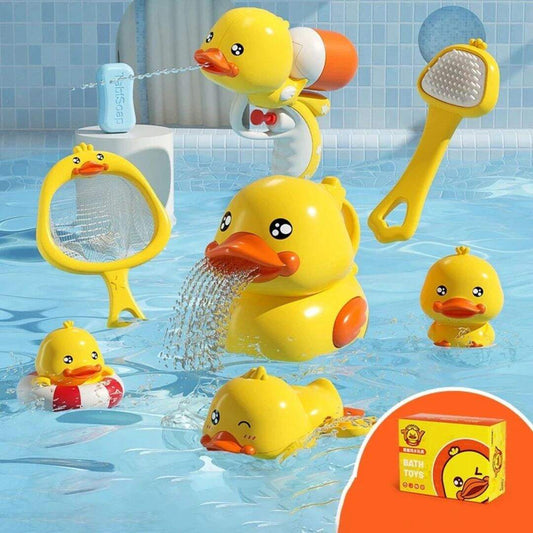 Jouets de bain bebe canard pistolet à eau - Choupinoo