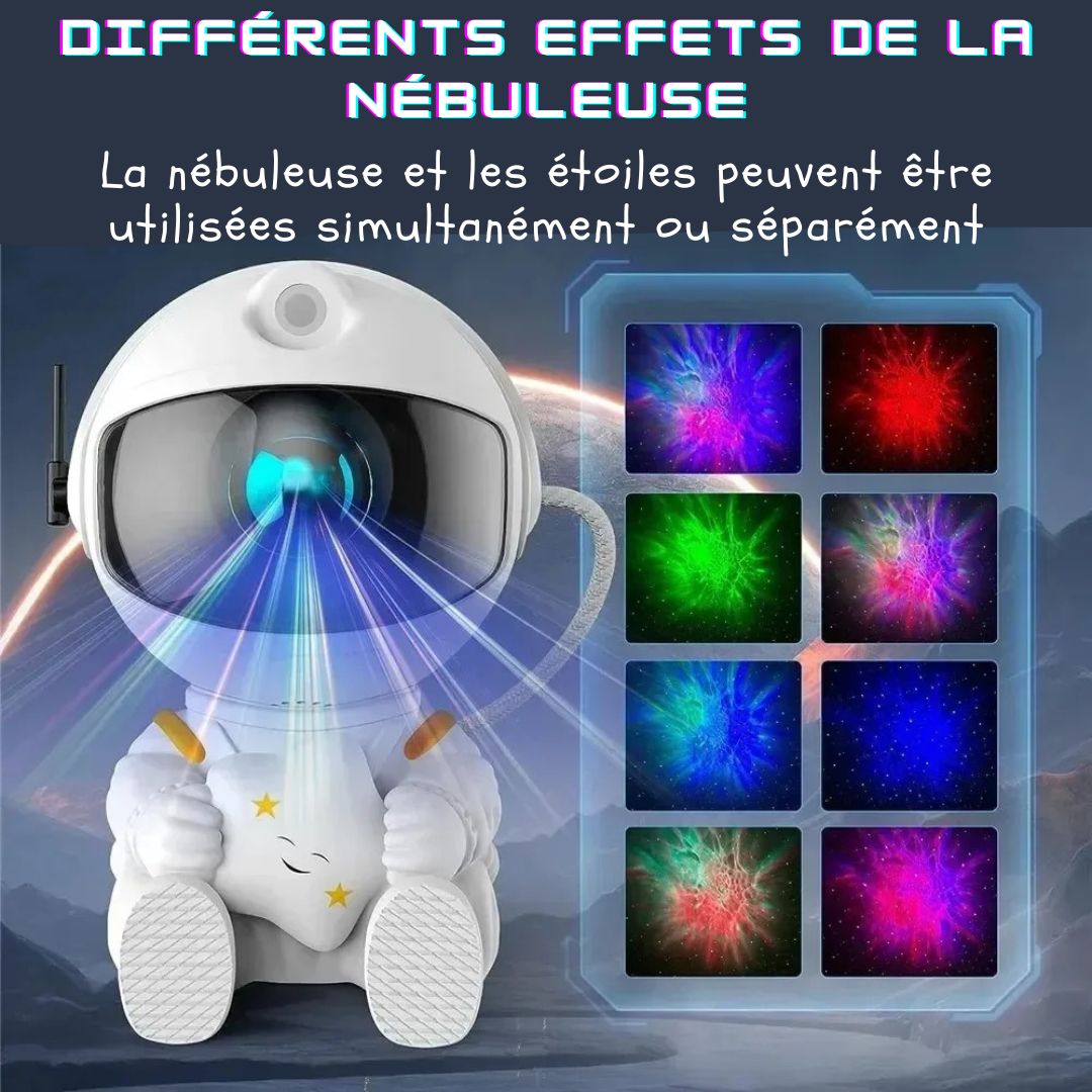 Lampe de chevet astronaute - Veilleuse espace enfant - Choupinoo