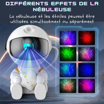 Lampe de chevet astronaute - Veilleuse espace enfant - Choupinoo