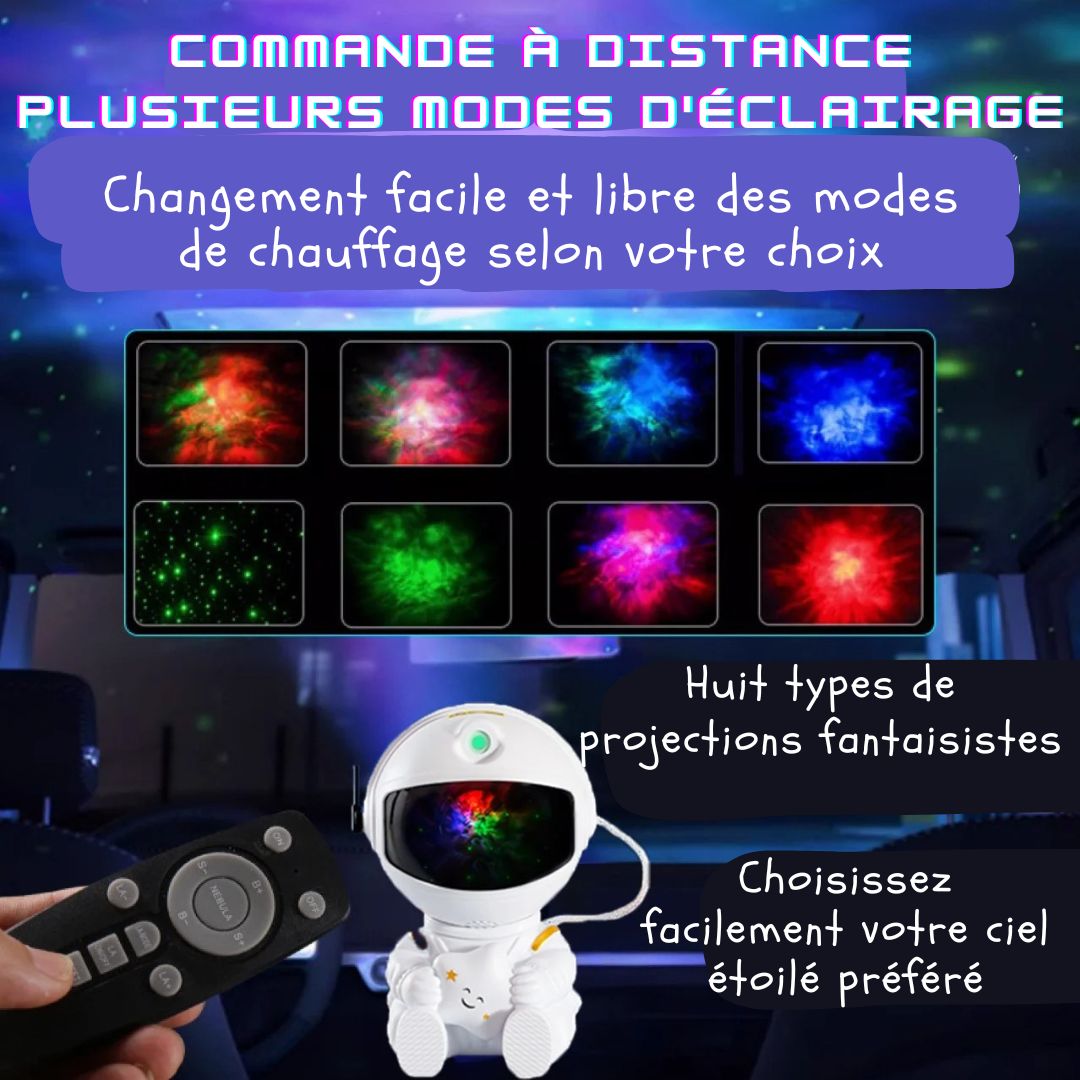 Lampe de chevet astronaute - Veilleuse espace enfant - Choupinoo
