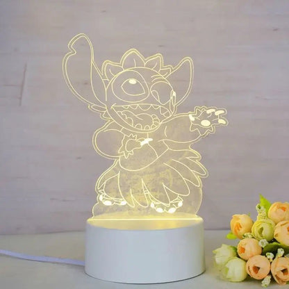 Lampe LED Stitch et Souillon - Choupinoo