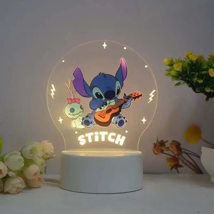 Lampe LED Stitch et Souillon - Choupinoo